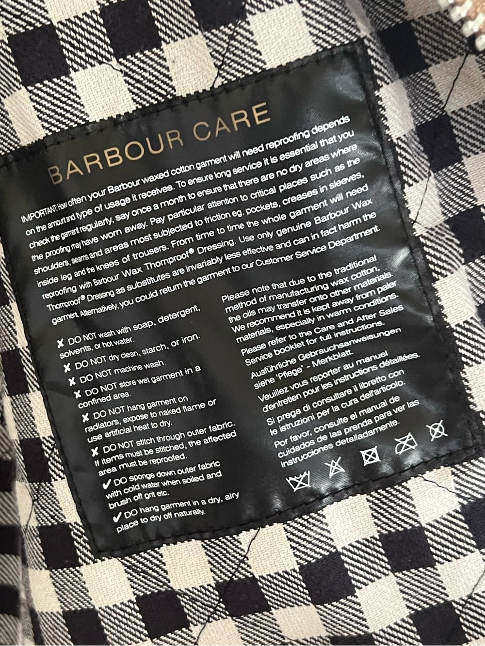 Barbour by ALEXACHUNG Tan Brown Edith Waxed Jacket US 6 - Picture 14 of 16